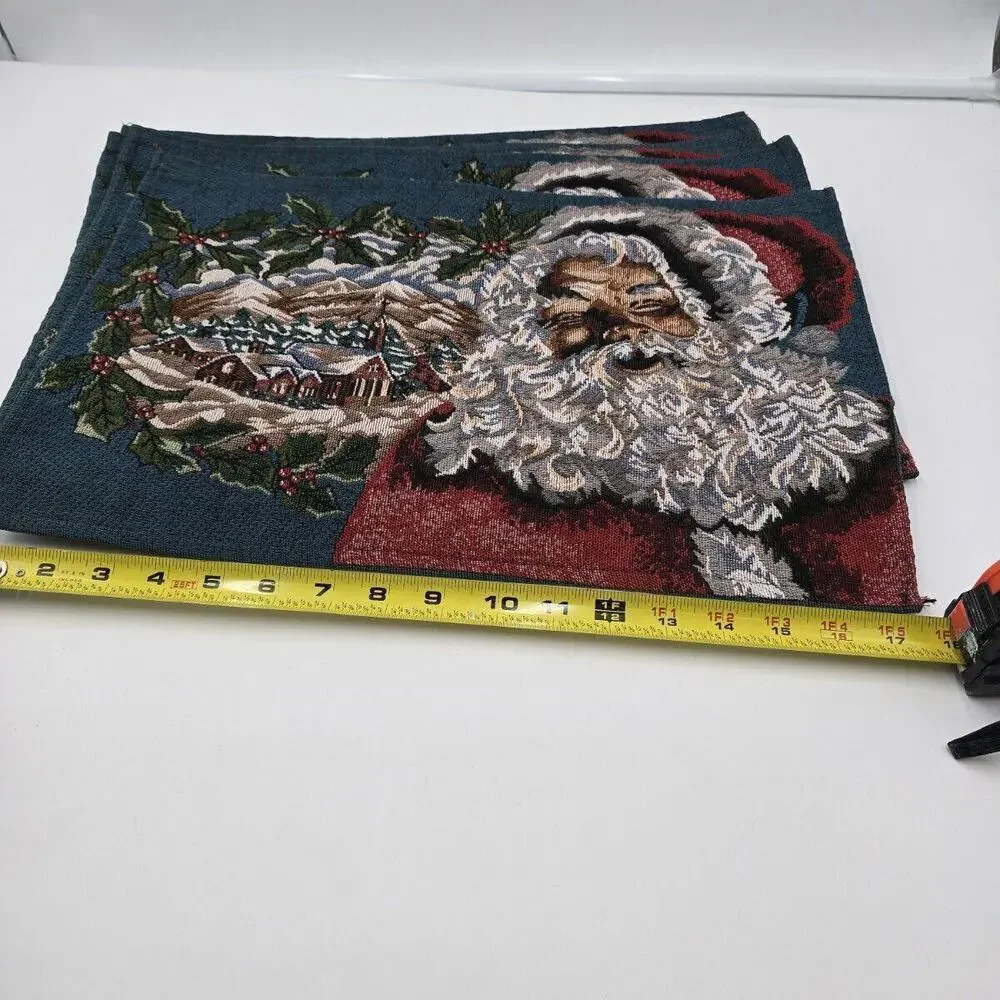 Vintage Santa 6 placemats‎